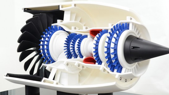 3Dプリンタとメカニカル部品で造ったジェットエンジン模型 | 3DP id.arts