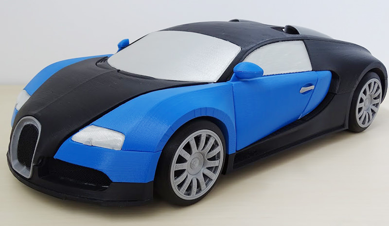 bugattie Veyron 3dprintmodel-1