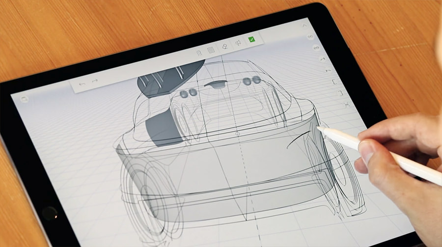 iPhone/iPad コンセプト: 建築とイラストレーションのための、よりスマートなスケッチング、デザイン、CAD | アプリ: