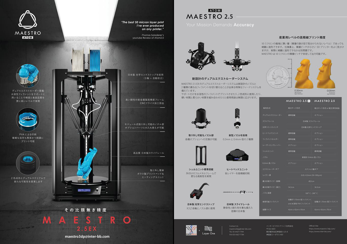 3Dプリンター「MAESTRO」がバージョンアップ | 3DP id.arts