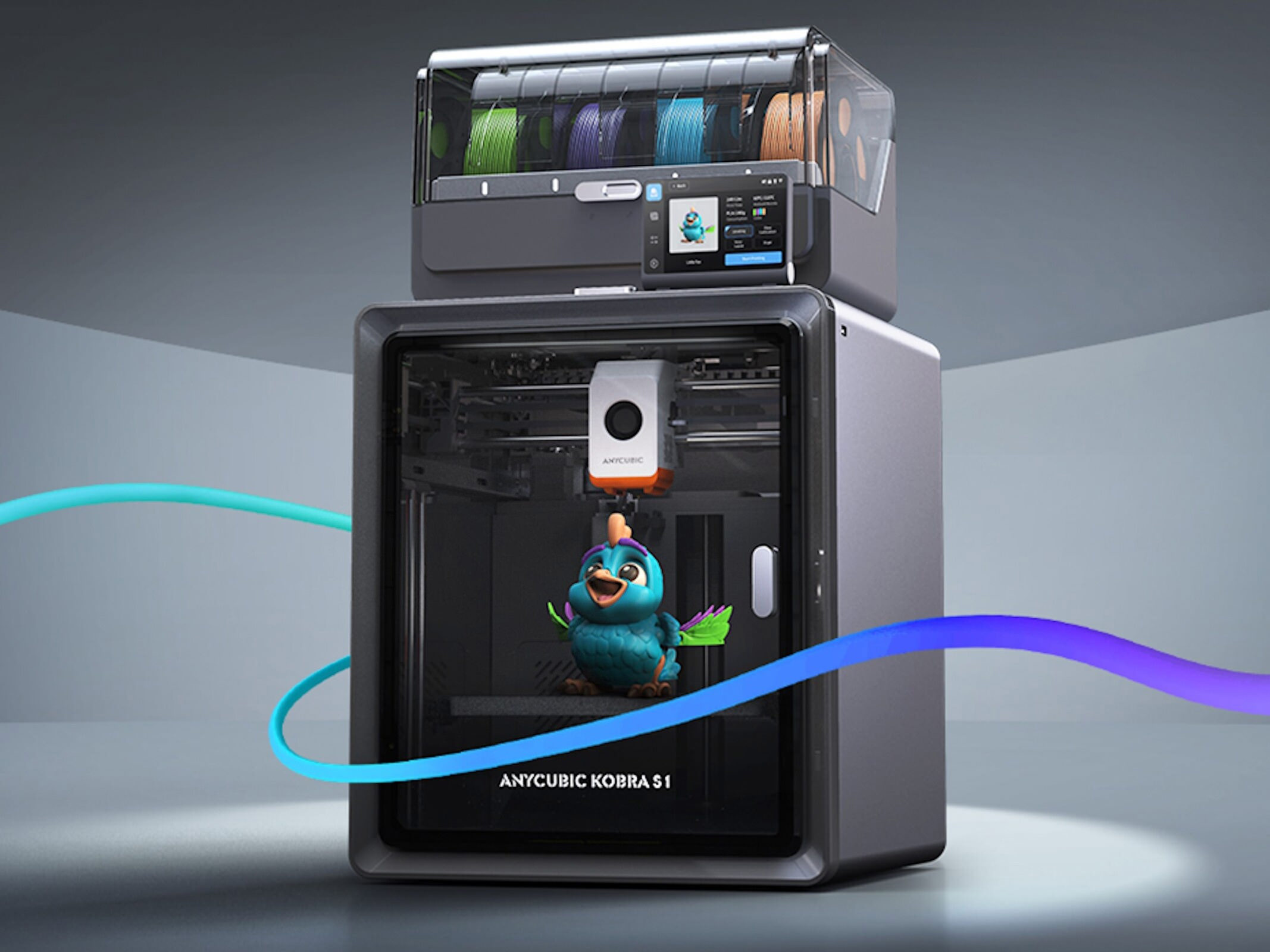 Anycubic、マルチカラー3Dプリンタ「S1 Combo」を発表 | 3DP id.arts