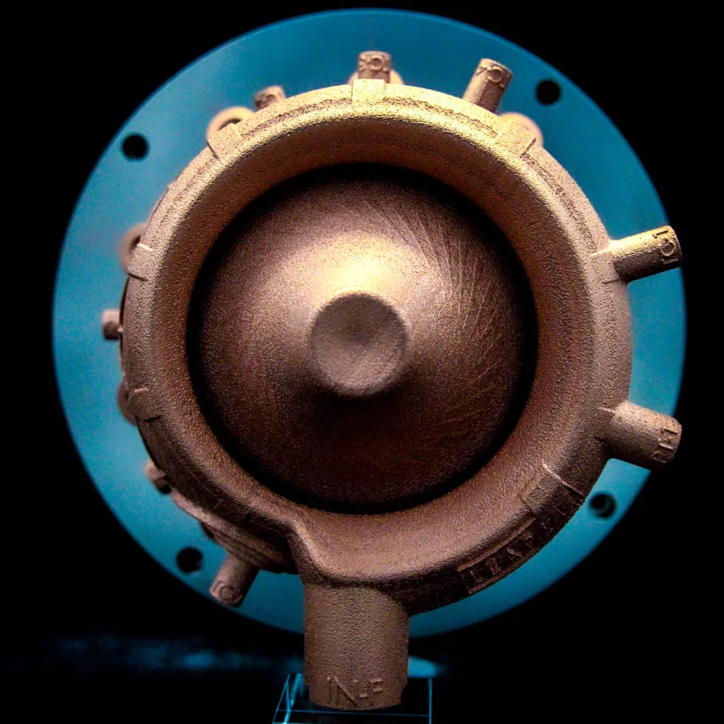 世界初、AI設計のロケットエンジンを3Dプリント | 3DP id.arts